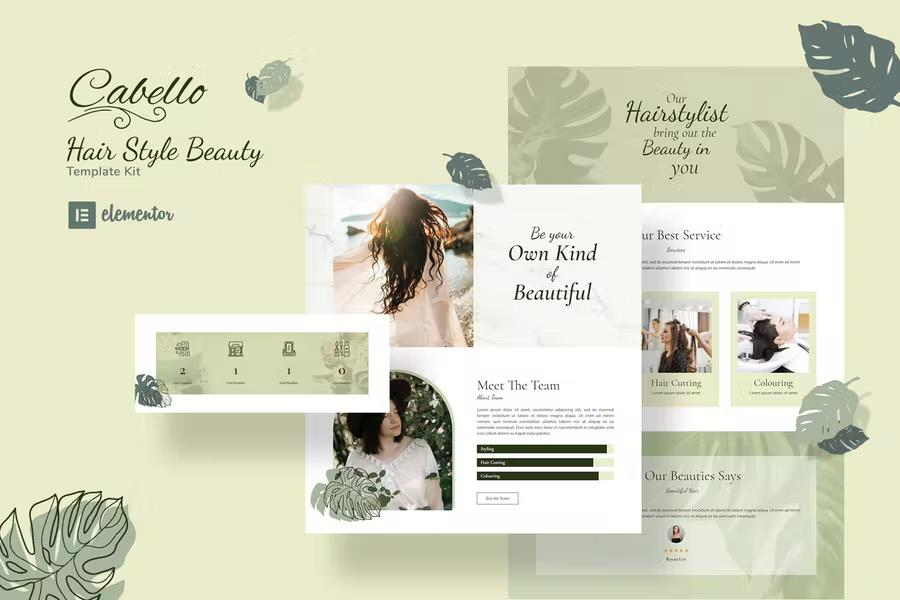 CABELLO – PROFESSIONAL STYLIST ELEMENTOR TEMPLATE KIT